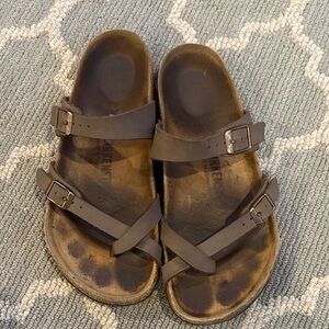 Birkenstock Brown Strappy Sandals